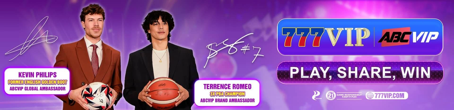 777VIP Homepage banner of slot and casino platform